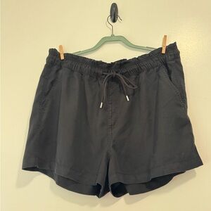 LOFT Emory Shorts in Black, Size XL, NWT